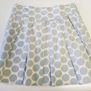 Banana Republic Silk Blend Polka Dot Mini I403